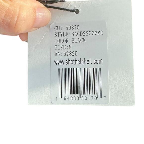 SHO TADASHI SHOJI Black Cutout Sequin Formal Midi Dress Gown Women's Size Medium - Picture 7 of 8